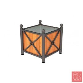 Jardinera Província acabat en acer i fusta